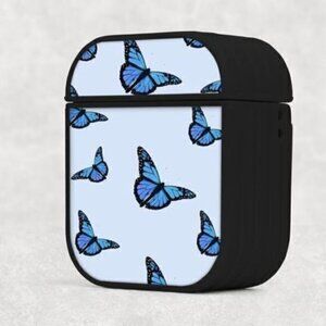 Blue Butterfly Airpod Case